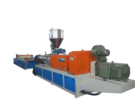 UPVC / PVC Plastic Extrusion Machinery , Glazed Tile Forming Machine 650kg/h