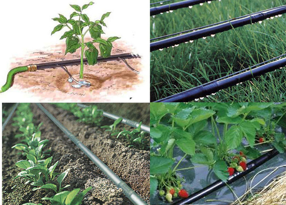 Round Drip Irrigation Plastic Pipe Extrusion Line With Single Screw Extruder 200mm - 1000mm