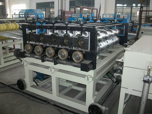 2-Layer PC Flat Sheet Plastic Extrusion Line For Roofing , Co-Extrusion 160kw