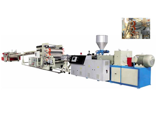 Macchine di plastica dell'estrusione del doppio dell'estrusore a vite del PVC bordo libero della schiuma